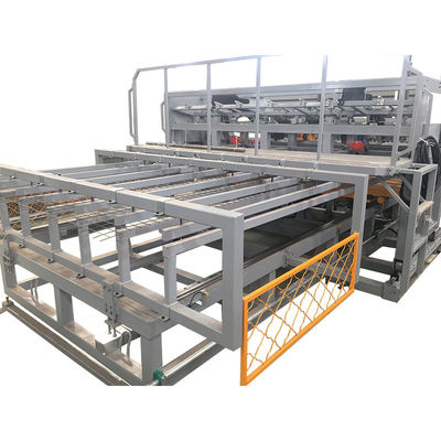 fios transversais frisados totalmente automático de Mesh Weaving Machine Pre Cut do fio de 4-8mm