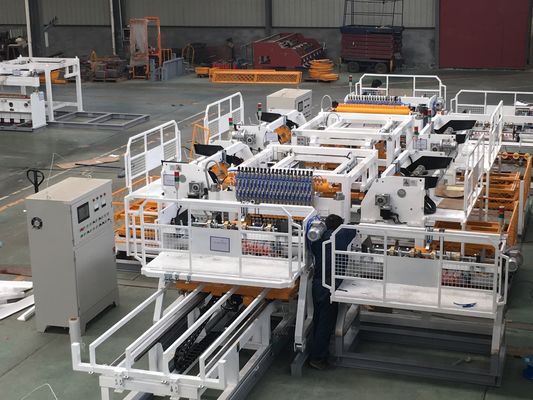 Solução automática da cremalheira da pálete de Mesh Welding Machine For Goods do fio de inteiramente 500mm