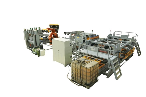 fio soldado totalmente automático Mesh Machine For Supermarket Racking de 1300mm